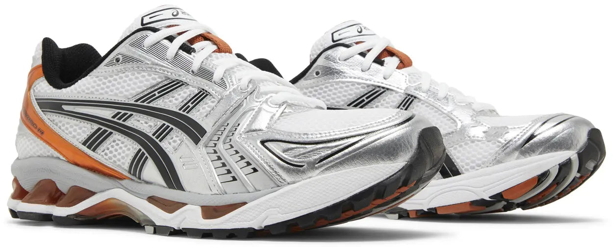 GEL KAYANO 14 SILVER PIQUANT ORANGE