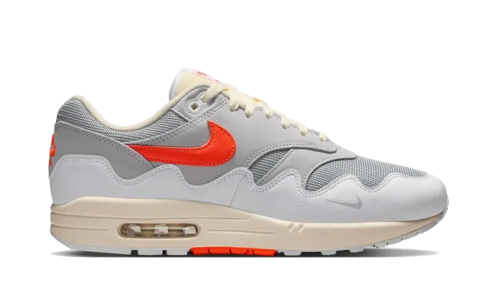 Air Max 1 Patta Waves White Crimson