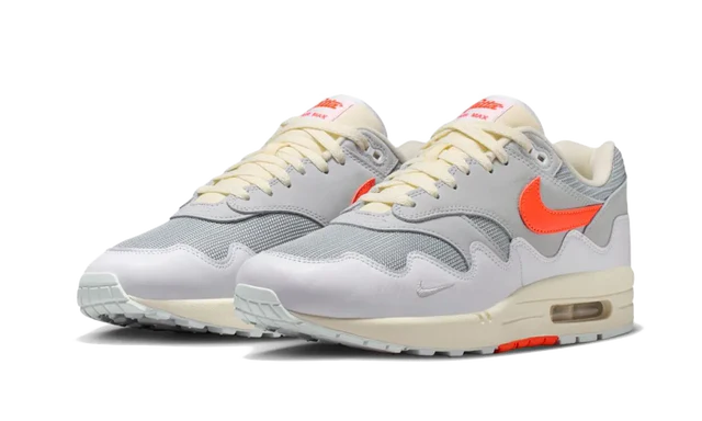 Air Max 1 Patta Waves White Crimson