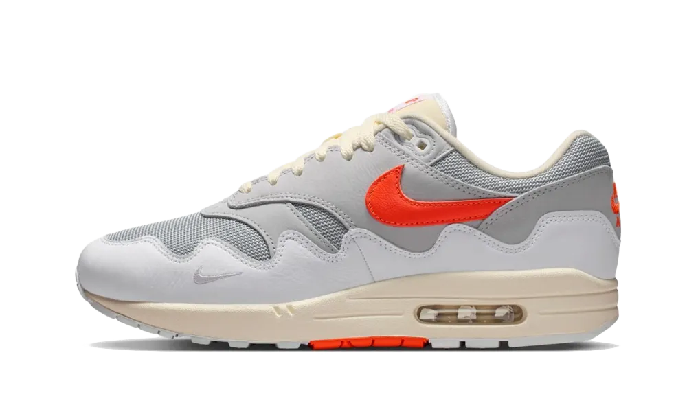 Air Max 1 Patta Waves White Crimson
