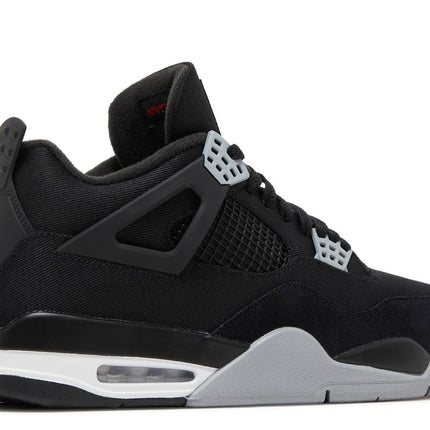 Air Jordan 4 Black Canvas